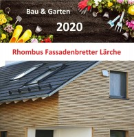 Rhombusleisten 7€/lfm sibirische Lärche Fassadenbrett A/B Wandverkleidung Holz